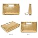 DETARA Clutch Purse for Women Woven Evening Handbag Fashion PU Leather Shoulder Bag Ideal for Wedding Party and Prom (Gold 7047)