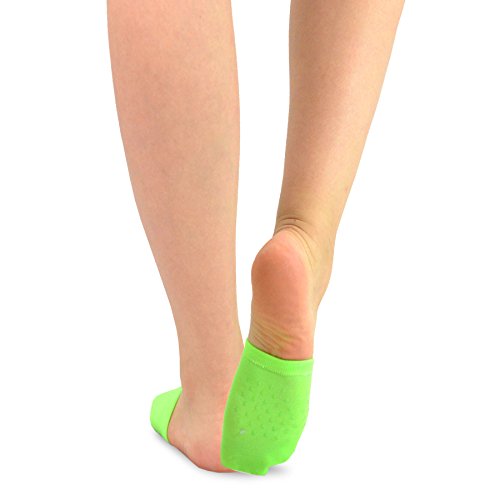 Image of Fashion Liner Toe Topper Socks for Women Invisible Hidden Half Socks Good for Sandal or Dress Shoes 5-Pairs