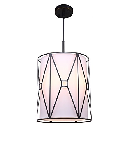 Woodbridge Lighting 17115BRZ-S117A2 Transitional 17115BRZ Regan 3-Light Foyer