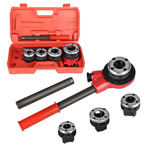 Elektrische Gewindeschneidmaschine 2000W - Tragbar Mit 6 Matrizen Für Rohre 1/2" Bis 2"