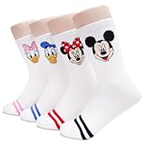 EVEISOCKS Animation Character Cartoon Series Collection Women's Original Socks (US, Alpha, One Size, Regular, Regular, D_01)
