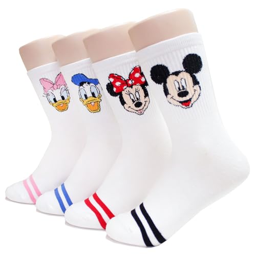 EVEISOCKS Animation Character Cartoon Series Collection Womens Original Socks (US Alpha One Size Regular Regular D_01)