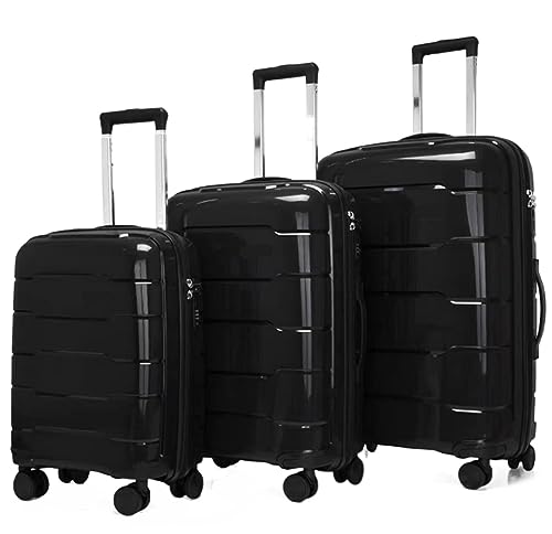 Carry On Luggages Suitcase Luggage Sets 3 Piece Suitcases with Wheels, Expandable and Travel Lightweight Luggage Suitcases (F-20+24+28 in