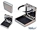 SeaLux Stainless Steel Adjustable Fold Down Cup Drink Holder for Boat, car