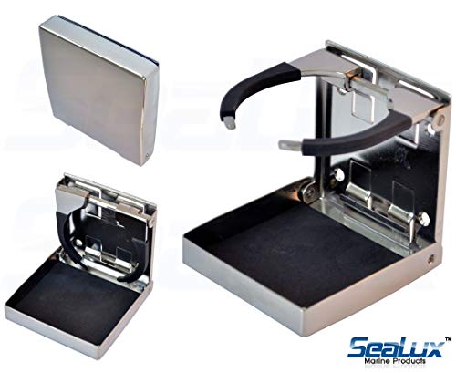 Portavasos de Acero Inoxidable Ajustable Plegable miniatura 6