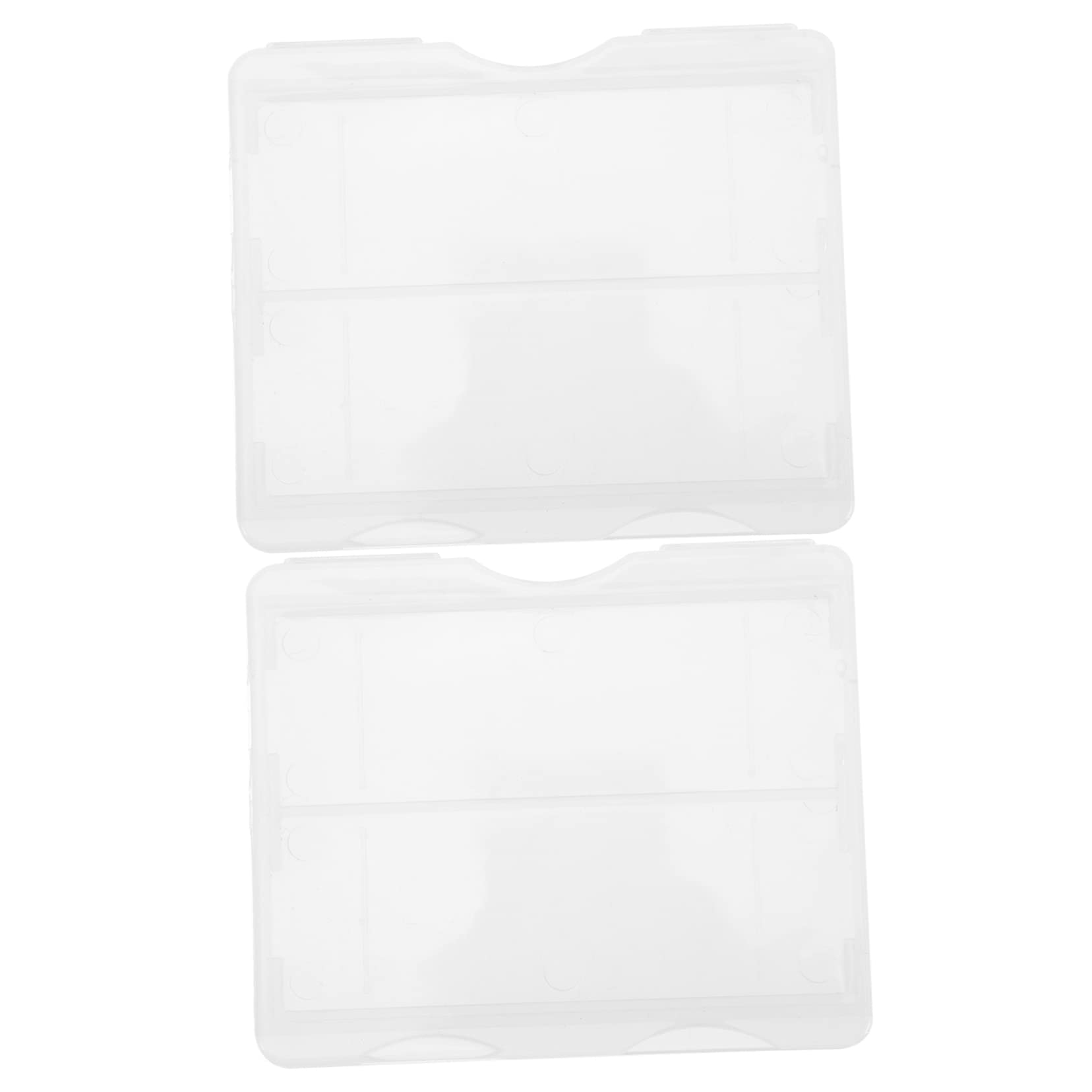 SOLUSTRE 100piezas Caja De Diapositivas Transparente Para Guardar De Caja Para De Accesorios Para Para Uso La Escuela