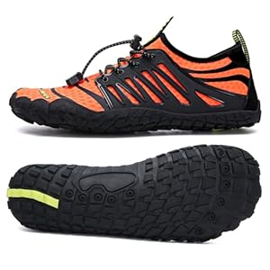 UBFEN Water Shoes Aqua Swim Shoes Mens Womens Beach Sports Quick Dry Barefoot for Boating Fishing Diving Surfing