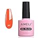 AIMEILI Soak Off UV LED Gel Nail Polish - Orange Sweetie (027) 10ml