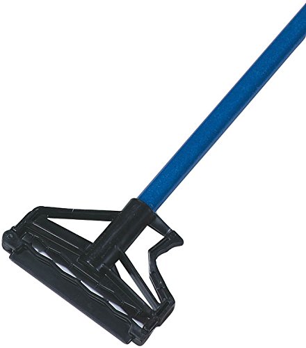 Image of SPARTA 4166414 Spectrum Fiberglass Mop Handle With Quik-Release For Cleaning, Commercial, Residential, 60 Inches, Blue