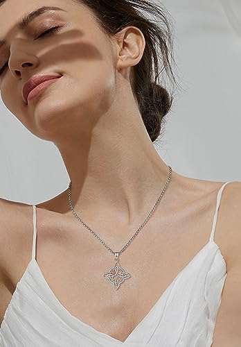 Colgante Nudo de Bruja en Plata 925 para Mujer