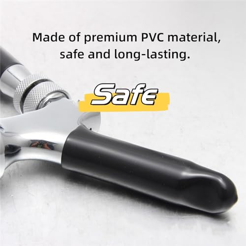 Beer Tap Cover Draft Faucet Keg Caps Rubber Tap Soother Sanitary Nipple Cover with Brush 12+1 Pcs