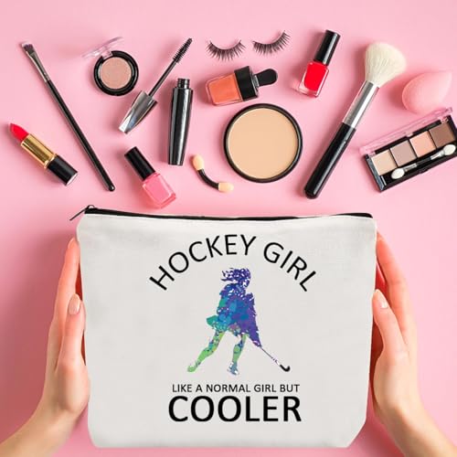 Hockey Girls Gifts Hockey Makeup Bag Hockey Gifts for Girls Women Hockey Lovers Hockey Players Ice Hockey Bag Girls Hockey Gifts Hockey Fan Gifts Girls Ice Hockey Gifts Hockey Accessory for Women3