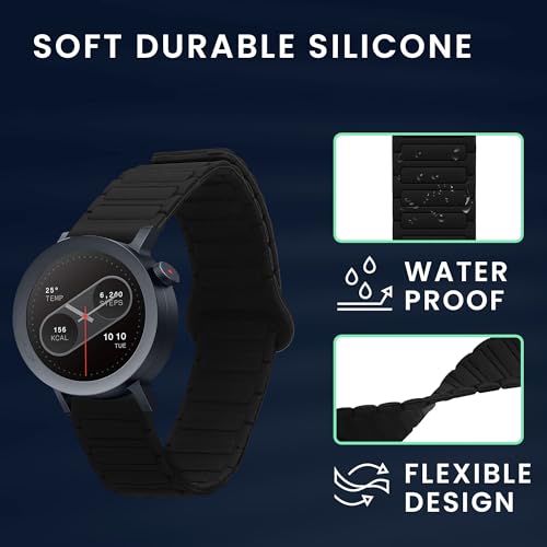 Correa compatible CMF Watch Pro silicona negra miniatura 5