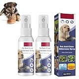 Anti Kau Spray für Hunde 2 pcs,Anti Kau Spray für Katzen, Anti Kau Spray Hund, nti Kau Spray für Hunde & Katzen, Kaustopp für Haustieren, Anti-Kratz-Spray für Katze Hund Effektiver Kaustopp Bei Möbel