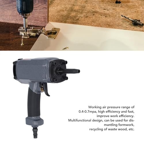 Air Nail Puller Nail Remover, 0.4‑0.7mpa Heavy Duty Professional Air Punch Nailer - Image 4