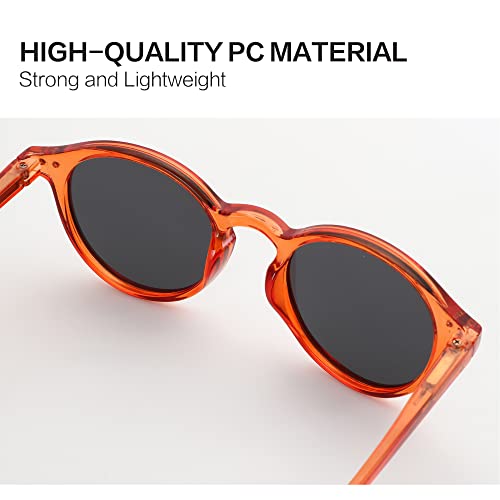 Image of ZENOTTIC Polarized Round Sunglasses, Stylish Sunglasses for Men and Women Retro Classic, Multi-Style Selection