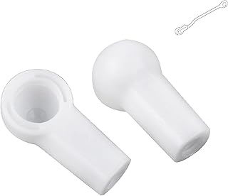 cantondz 98656127902 2X Buje de Junta de Varilla de Cambio Punta biela Empuje Capota Rótula de bieleta de Capota Compatible con Porsche 986 987 Boxster 1997-2012 rótula de la Barra de Techo