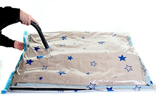 Axii Strong Vacuum Space Saver Storage Bags, Set Of 5, 2 Sizes Thicker At .08 Mm #TOP3