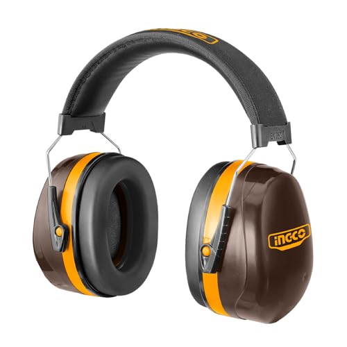 Image of Ingco Industrial Earmuffs With Extra 1 Pair Earplug for Hearing Protection and Noise Reduction