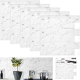 M MORCART Stick on Backsplash Tiles ,Peel and Stick Ceramic Tiles for Kitchen Bathroom Decorating...