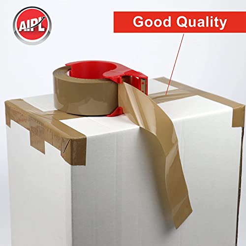 Image of AIPL Heavy Duty Gold Category Brown Packing Tape Packaging Tape Refill Rolls 1 Rolls 72MMX100MTR for Sealing Moving Shipping Office&Storage