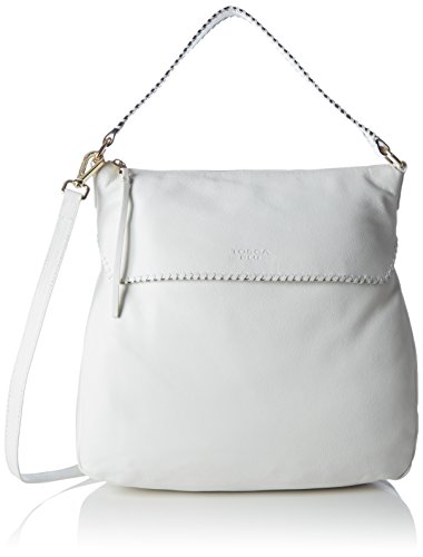 Tosca Blu Bolso bandolera Kim, Blanco, 16.5x35x38 cm (B x H x T)