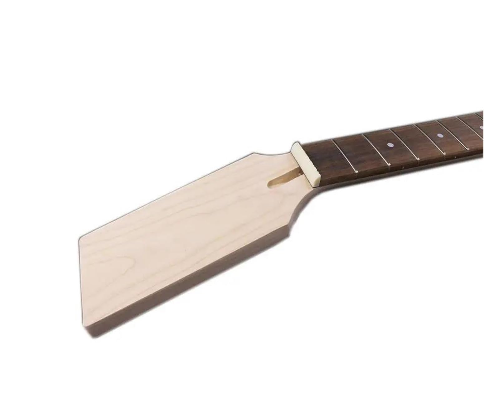 Manico per chitarra Manico Largo Per Chitarra, 24 Tasti, Testa A Paletta Da 24,75 Pollici, Acero, Palissandro, 12 Corde
