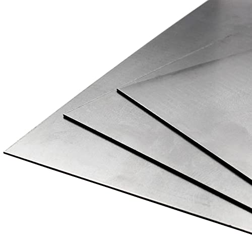 2mm Mild Steel Sheet Metal Plate Panel | 500 x 1000mm (50cm x 100cm) Sheet