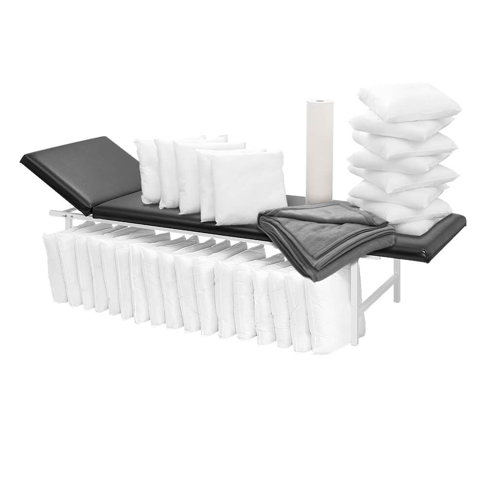 ERSTEHILFESHOP Vorteilsset: SÖHNGEN Ruheliege bis 150 kg, schwarz, 200 x 70 x 50 cm + Zubehör, Art.-Nr. 610318