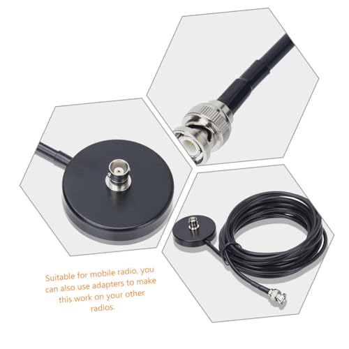 Base de montaje magnética de fácil instalación y 5.4cm de diámetro para antena móvil 7