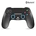 SPIRIT OF GAMER - Playstation® 4 Joystick PGP Bluetooth Gamepad Nero - Wireless - Controller Con Jack Da 3,5 Mm - Ricaricabile Tramite USB - Standby 12 Ore – Pad Click Central