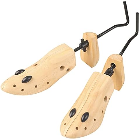 Wooden Shoe Stretchers For Women. 1 Pair Ladies Wooden Shoe Tree 2 Way Stretch Length and Width To Help Soften Shoes Preventing, Blisters, Corns & Bunions Cover