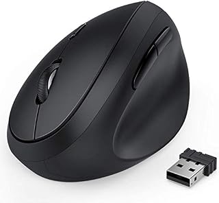Wireless Vertical Mouse, Jelly Comb Wireless Mouse 2.4G High Precision Ergonomic Optical Mice