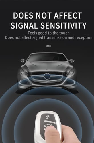 HIBEYO Keyless Car Key Case Fits MG EV MG EHS EZS EV GT HS ZS ZX MG4 MG5 MG6 Protective Key Case for Roewe RX3 RX5 RX8 ERX5 I6 I5 Key Ring Remote Key Box 3-Button Pink - Image 4