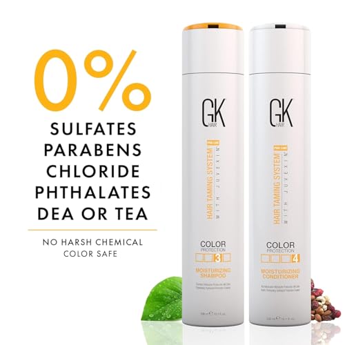 Image of Global Keratin GK Hair Moisturizing Shampoo & Conditioner (300ML + 300ML) - 600ML