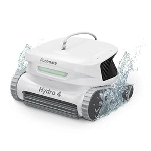 Hydro 4 Corded Robotic Pool Cleaner for Inground Pools Smart WiFi and Bluetooth App Control Automatic Schedule 95 Coverage Waterline Wall Climbing Ideal for Pools up to 50 FT in Length