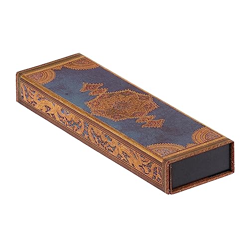 Safavid Indigo Pencil Case by Paperblanks (Safavid Binding Art) image 2