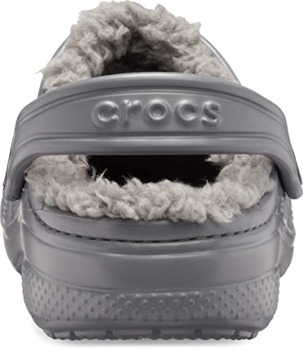 Crocs Kids' Baya Lined Clog | Kids' Slippers, Charcoal/Charcoal, 7 Toddler #TOP1
