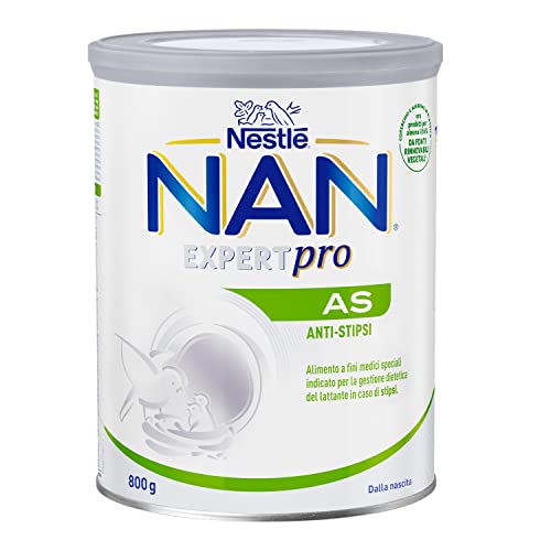NESTLÉ NAN EXPERTpro AS Anti-Stipsi Alimento a fini Medici Speciali in polvere, Latta 800 g