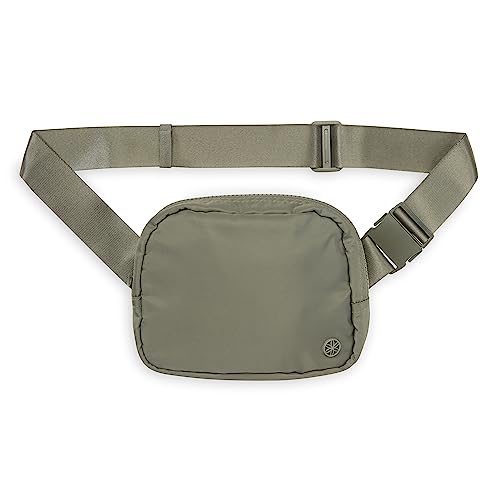 Sac banane Gaiam Mixte Sidekick vert olive accessoire voyage compact