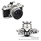 JJC Gegenlichtblende zum Einschrauben für Nikon NIKKOR Z DX 16-50mm F3.5-6.3 VR Objektiv, ersetzt Nikon HN-40 Gegenlichtblende, Silber