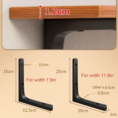 Étagère décorative murale pour salon et chambre de 100 cm de long - 3