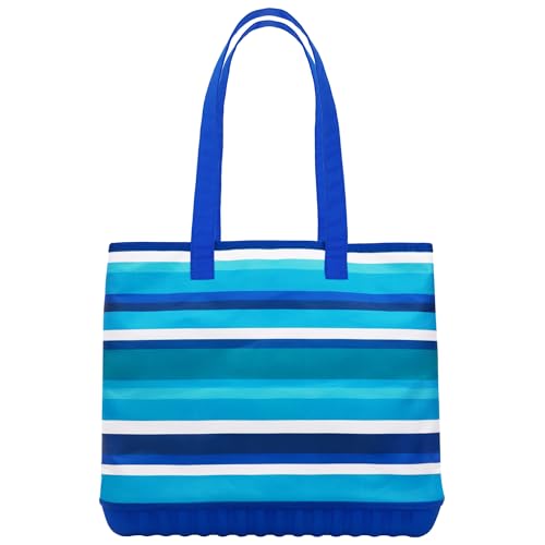 Bolso Tommy Bahama Beach Tote con bolsillo y cierre miniatura 3