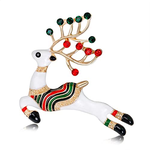 Cadeau de Noël cerf et fausse perle pour exprimer votre amour
