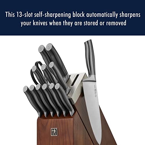 HENCKELS-Graphite-14-piece-Self-Sharpening-Knife-Block-Set-for-Paring-Boning-Santoku-Chefs-and-Carving-Kitchen-Shears-German-Engineered-Informed-by-100-Years-of-Mastery-Black HENCKELS Graphite 14 piece Self Sharpening Knife Block Set for Paring Boning Santoku Chefs and Carving Kitchen Shears German Engineered Informed by 100 Years of Mastery Black