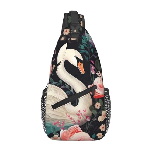 Bolso Cruzado para Hombre Tipo Bandolera con Diseño Floral miniatura 1
