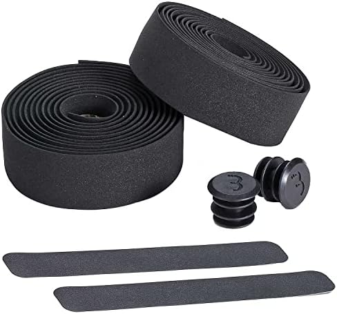 BBB Cycling Bike Handlebar Tape Road Bike Foam Grip Bike Tape Includes Handlebar Plugs RaceRibbon BHT-01