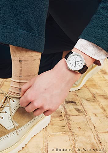 Casio Collection Wristwatch, Standard, Analog, Genuine Leather Series