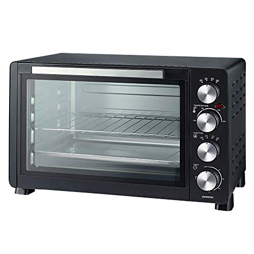 INFINITON HORNO CONVENCION SOBREMESA HSM-18N30 (30L, 1500W, Negro, Temperatura hasta 230ºC y Tiempo hasta 60 Minutos, Horno portatil)