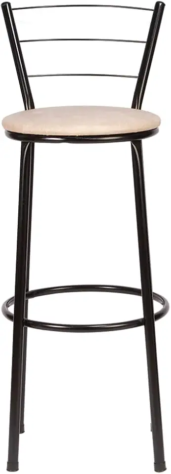 Banqueta Alta Flex Cozinha Americana Balcão - 3 Ferrinhos 7/8 (AREIA)